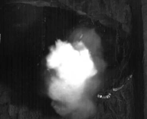 Industrieller Sprengtest